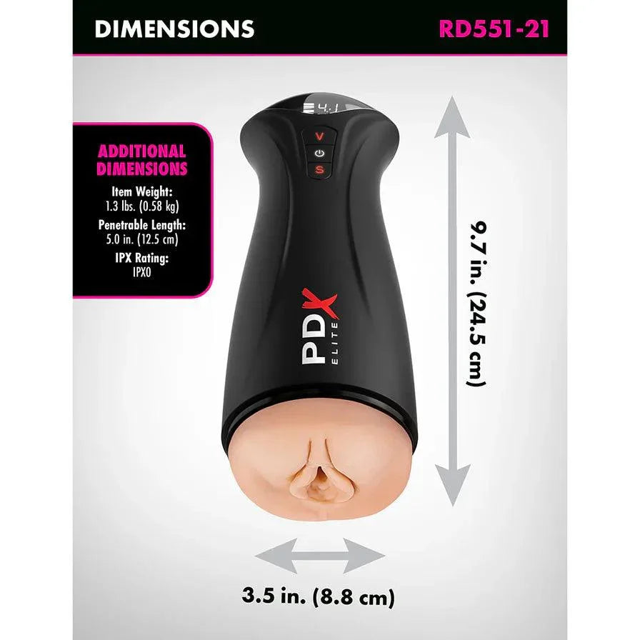 PDX Elite Fuck-Gasm Rechargeable Male Masturbator - Buy At Luxury Toy X - Free 3-Day Shipping