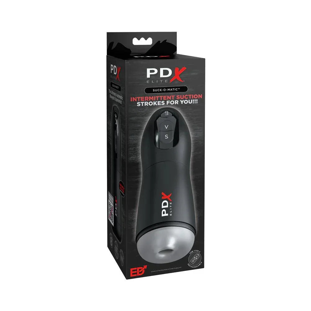 PDX Elite Suck-O-Matic Rechargeable Masturbator - Buy At Luxury Toy X - Free 3-Day Shipping