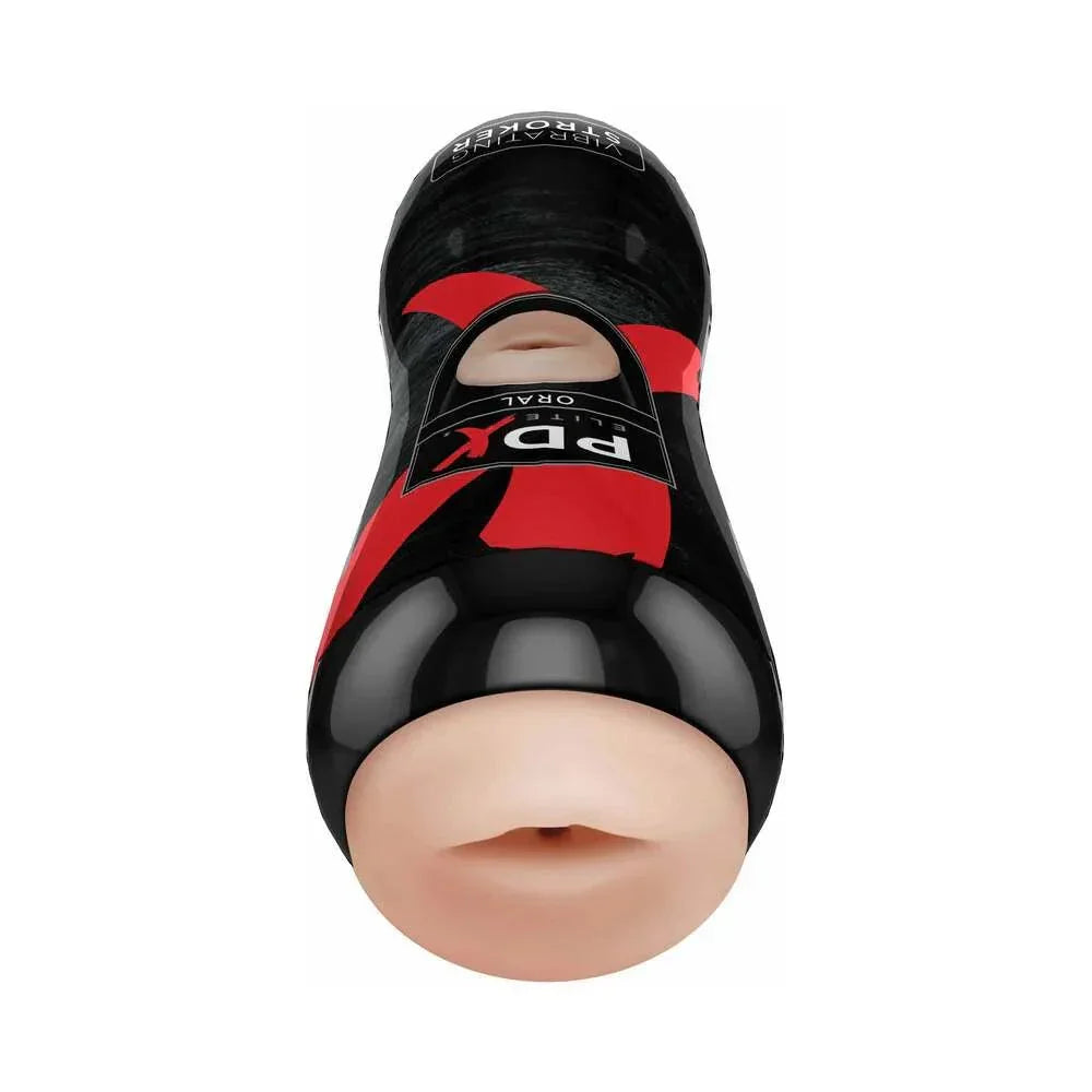 PDX Elite Vibrating Oral Masturbator with Bullet - Buy At Luxury Toy X - Free 3-Day Shipping