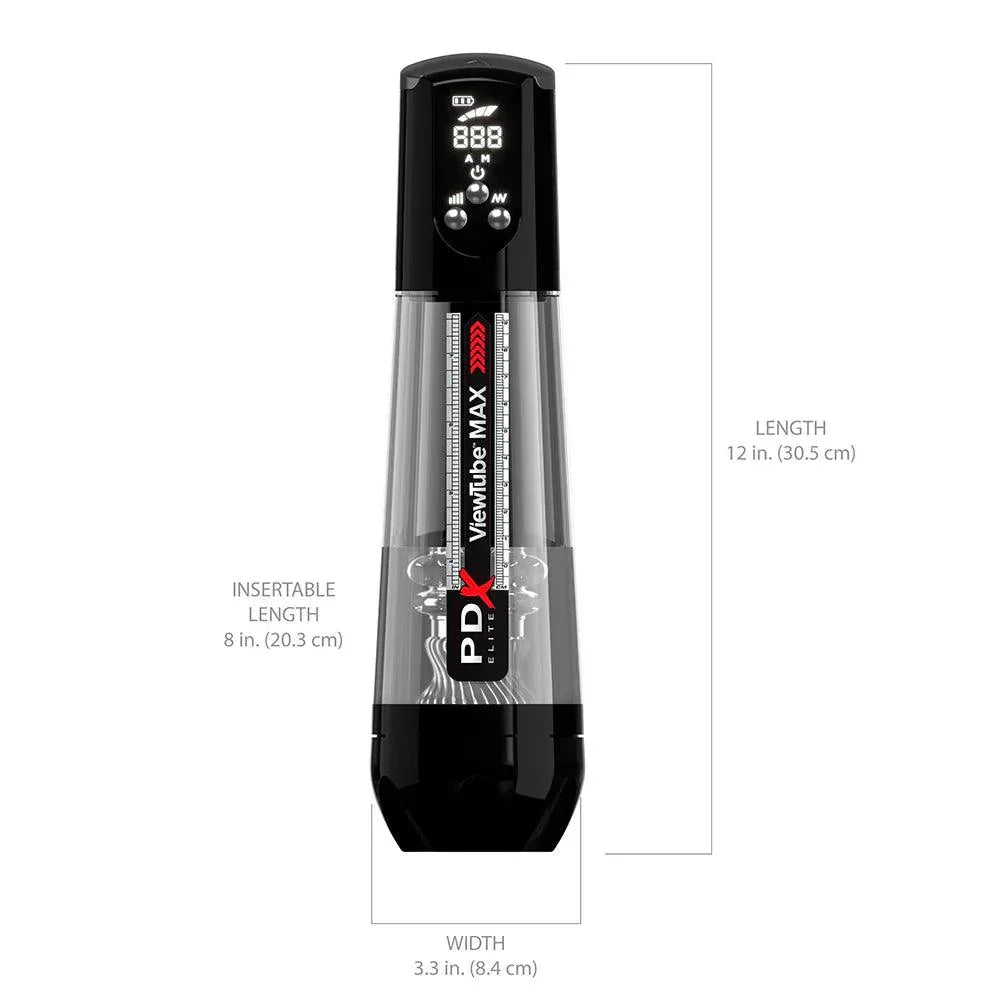 PDX Elite ViewTube MAX View Rechargeable Stroker - Buy At Luxury Toy X - Free 3-Day Shipping