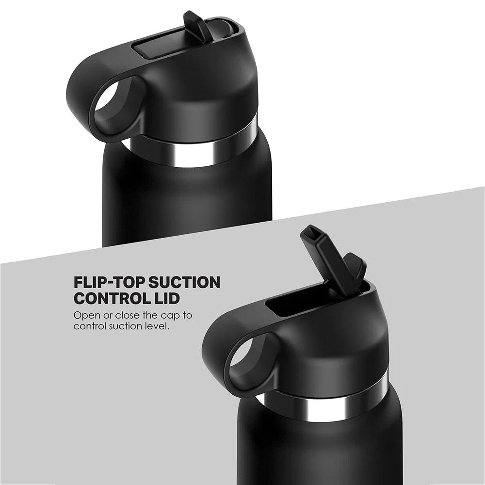 PDX Plus Fap Flask Thrill Seeker Discreet Stroker Black Bottle Frosted - Buy At Luxury Toy X - Free 3-Day Shipping