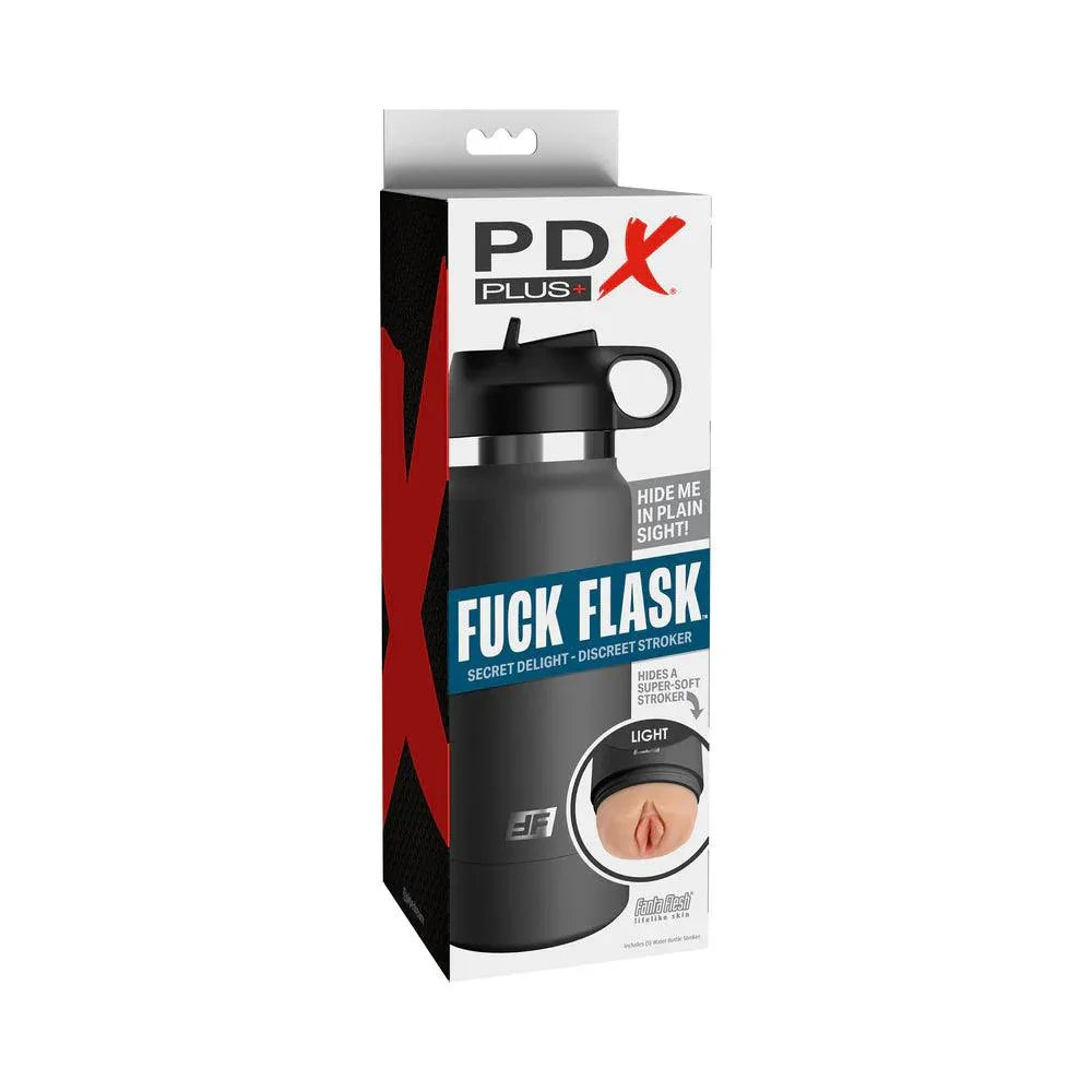 PDX Plus Fuck Flask Secret Delight Discreet Stroker Grey Bottle - Buy At Luxury Toy X - Free 3-Day Shipping