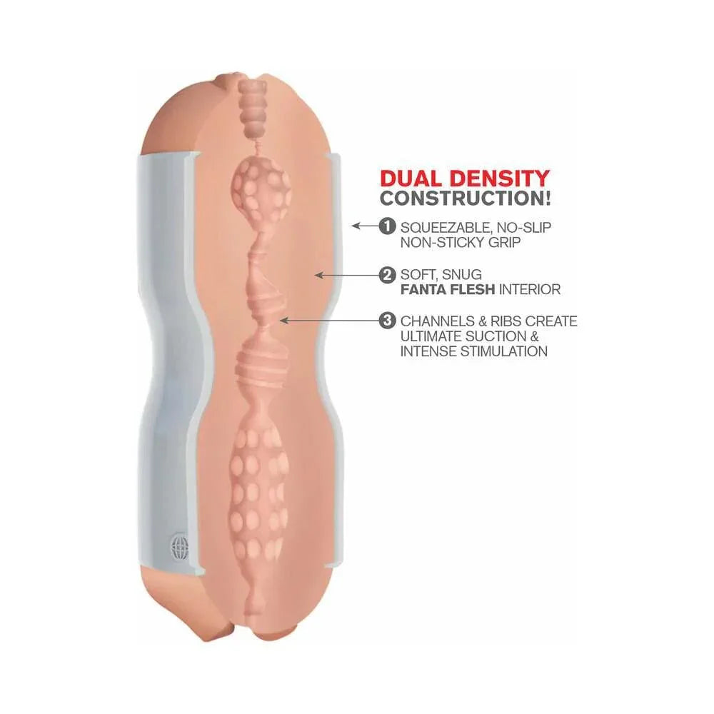 PDX Tight Grip Pussy & Mouth Dual Density Squeezable Masturbator - Buy At Luxury Toy X - Free 3-Day Shipping