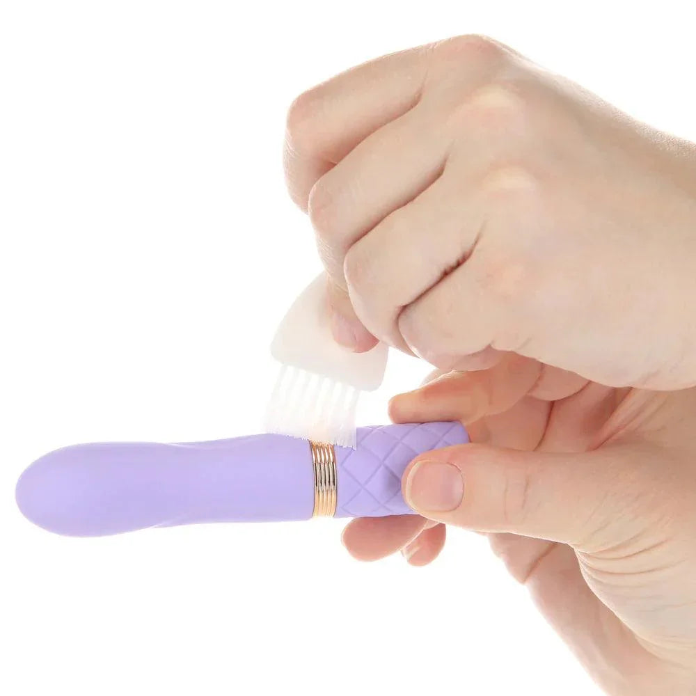 Pillow Talk Special Edition Flirty Mini Vibrator with Swarovski Crystal Purple - Buy At Luxury Toy X - Free 3-Day Shipping