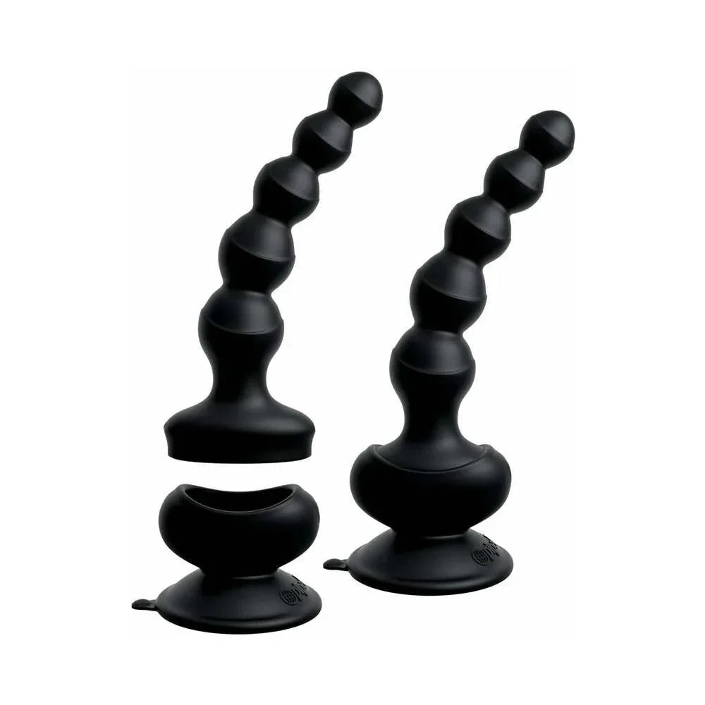 Pipedream 3Some Wall Banger Vibrating Anal Beads With Suction Cup - Buy At Luxury Toy X - Free 3-Day Shipping