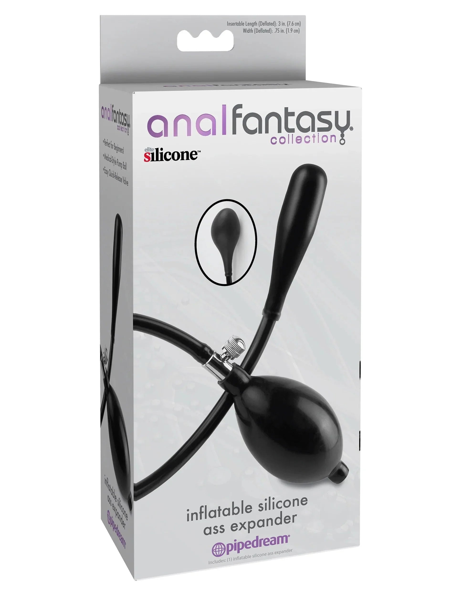 Pipedream Anal Fantasy Collection Inflatable Silicone Ass Expander - Buy At Luxury Toy X - Free 3-Day Shipping