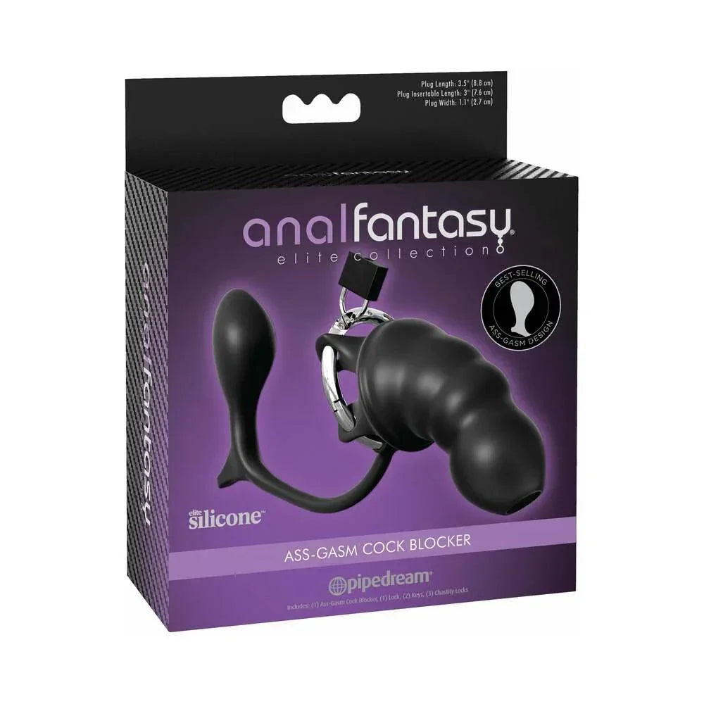 Pipedream Anal Fantasy Elite Collection Ass-Gasm Cock Blocker Chastity Pipedream Anal Fantasy Elite Collection Ass-Gasm Cock Blocker Chastity
