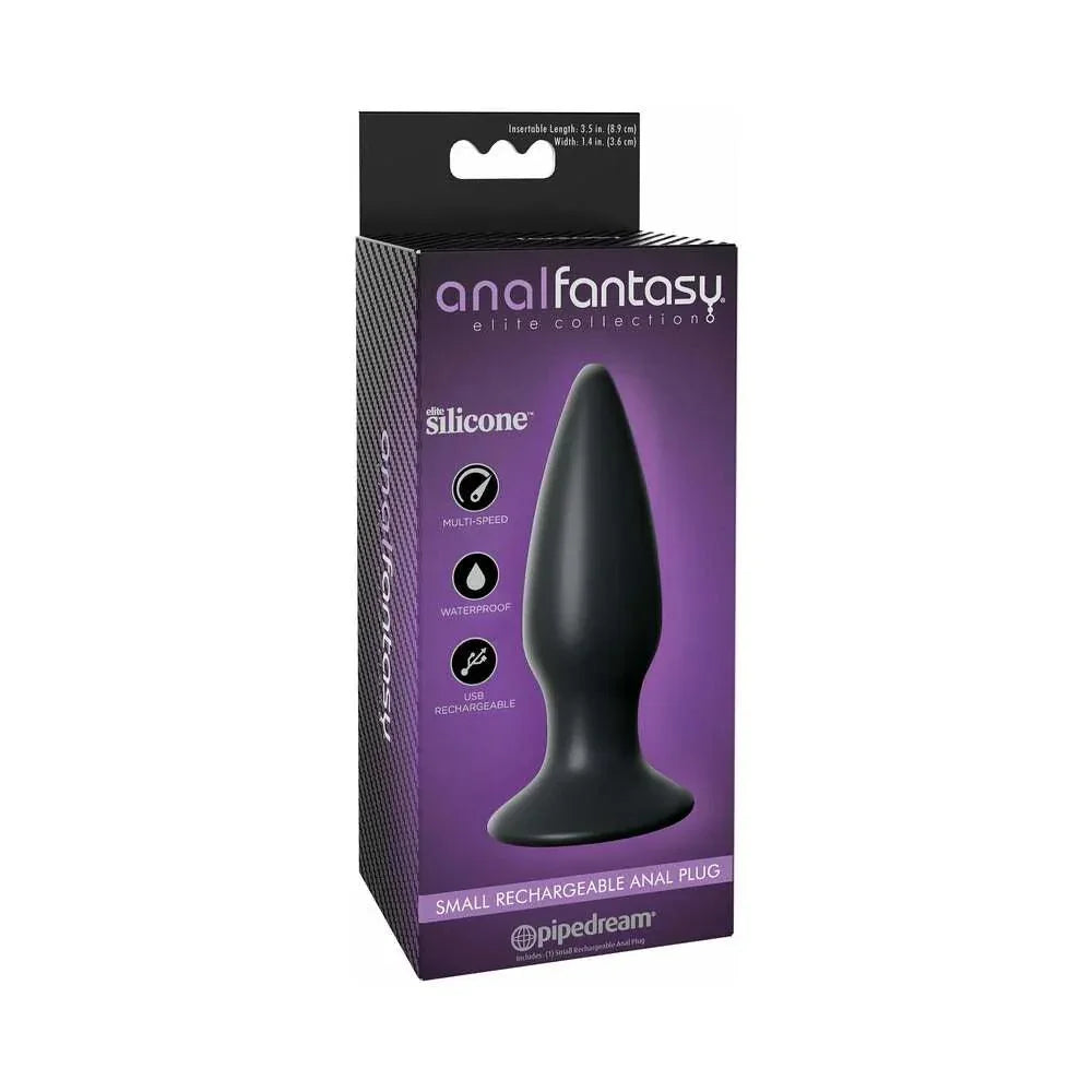Pipedream Anal Fantasy Elite Collection Small Rechargeable Vibrating Silicone Anal Plug - Buy At Luxury Toy X - Free 3-Day Shipping