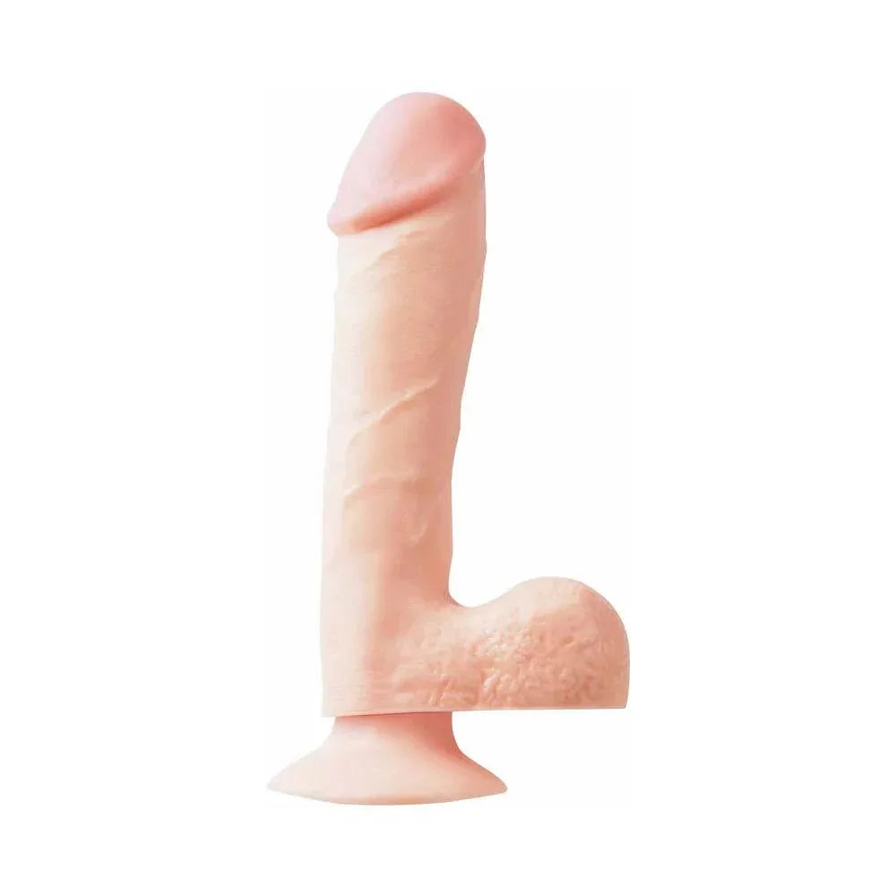 Pipedream Basix Rubber Works 7.5 in. Dong With Balls & Suction Cup Brown - Buy At Luxury Toy X - Free 3-Day Shipping