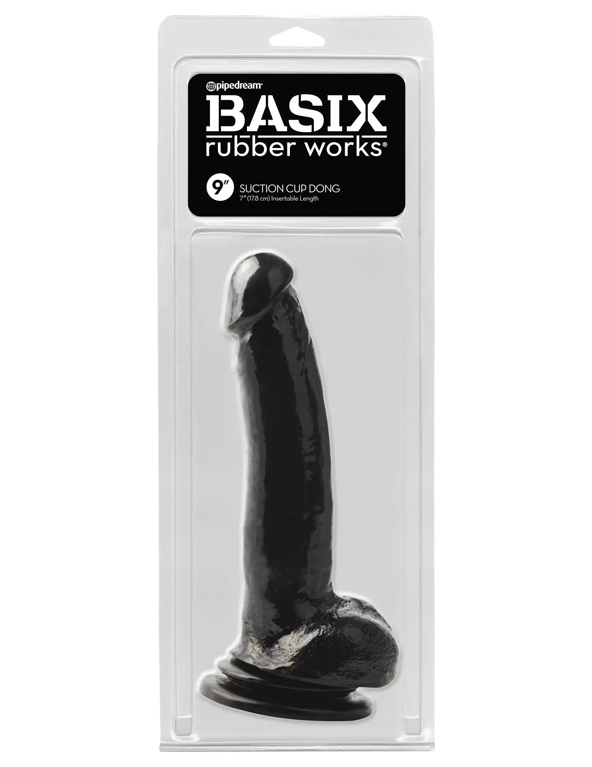 Pipedream Basix Rubber Works Suction Cup Dong 9in - Buy At Luxury Toy X - Free 3-Day Shipping