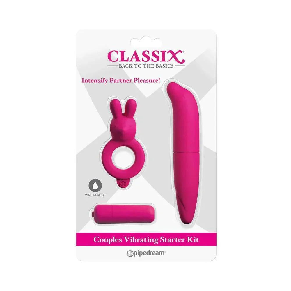 Pipedream Classix 3-Piece Couples Vibrating Starter Kit - Buy At Luxury Toy X - Free 3-Day Shipping