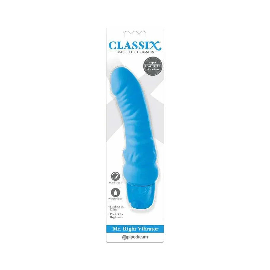Pipedream Classix Mr. Right Vibrator Realistic 6.5 in. Vibrating Dildo - Buy At Luxury Toy X - Free 3-Day Shipping