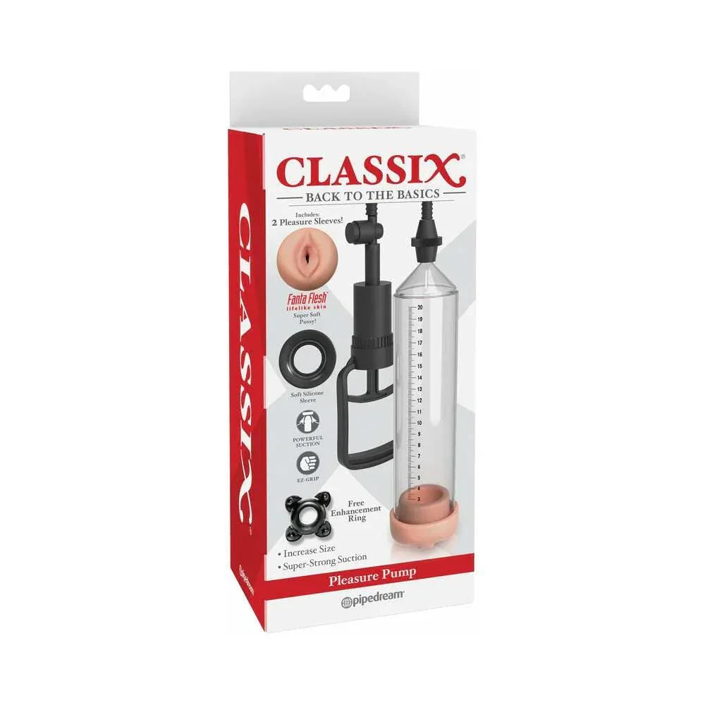Pipedream Classix Pleasure Pump With Interchangeable Sleeves - Buy At Luxury Toy X - Free 3-Day Shipping