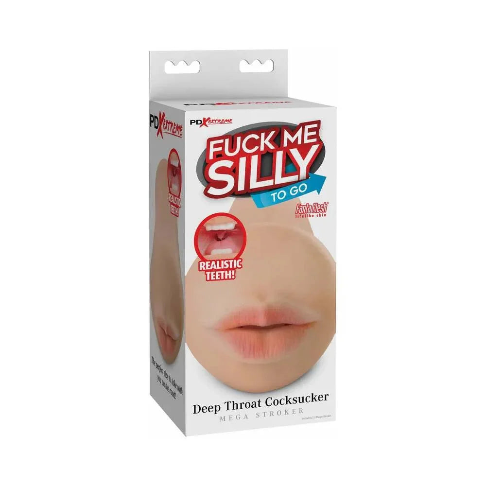 Pipedream Extreme Toyz Fuck Me Silly To Go Deep Throat Cocksucker Mega Masturbator - Mouth - Buy At Luxury Toy X - Free 3-Day Shipping