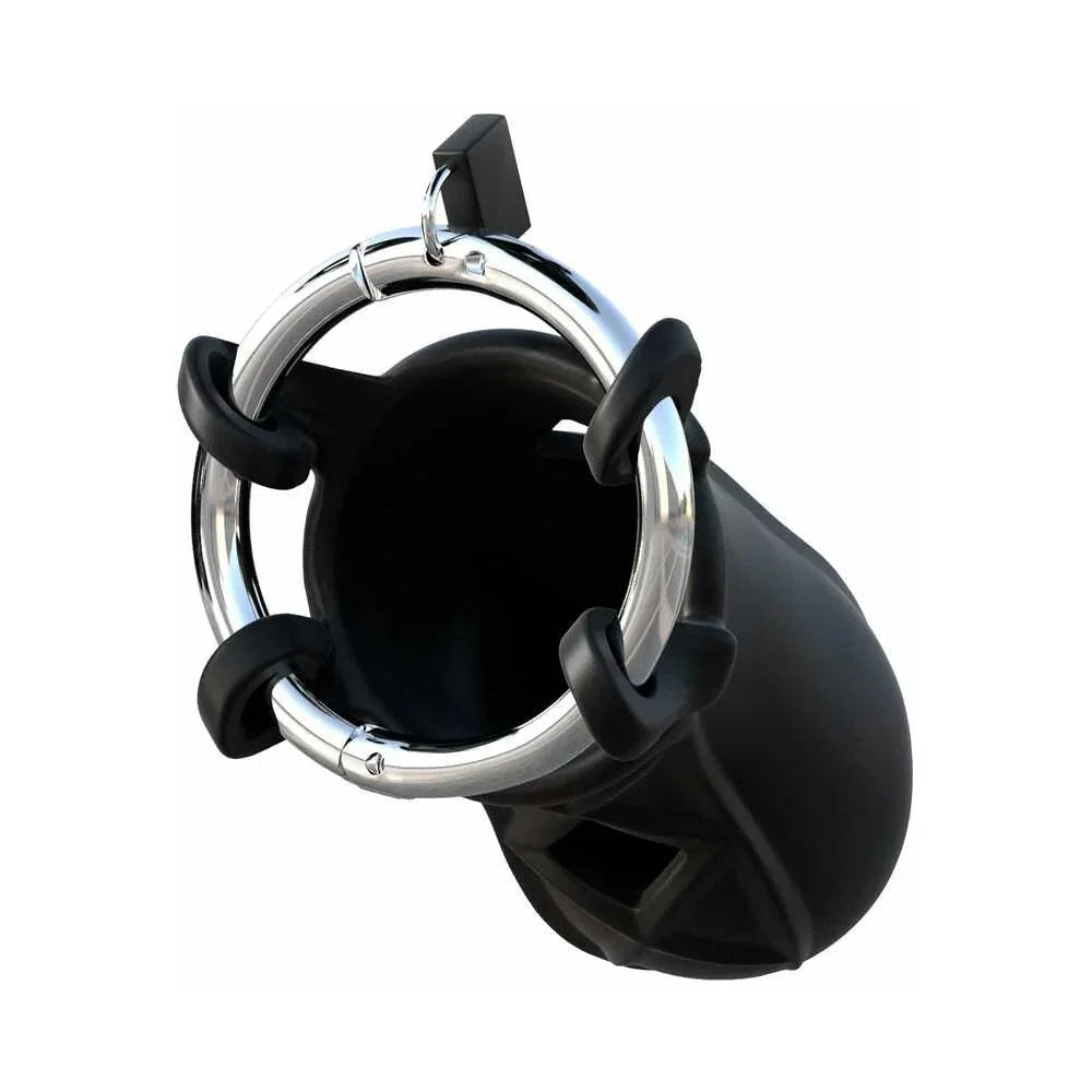 Pipedream Fantasy C-Ringz Extreme Silicone Cock Blocker Locking Chastity Cage - Buy At Luxury Toy X - Free 3-Day Shipping