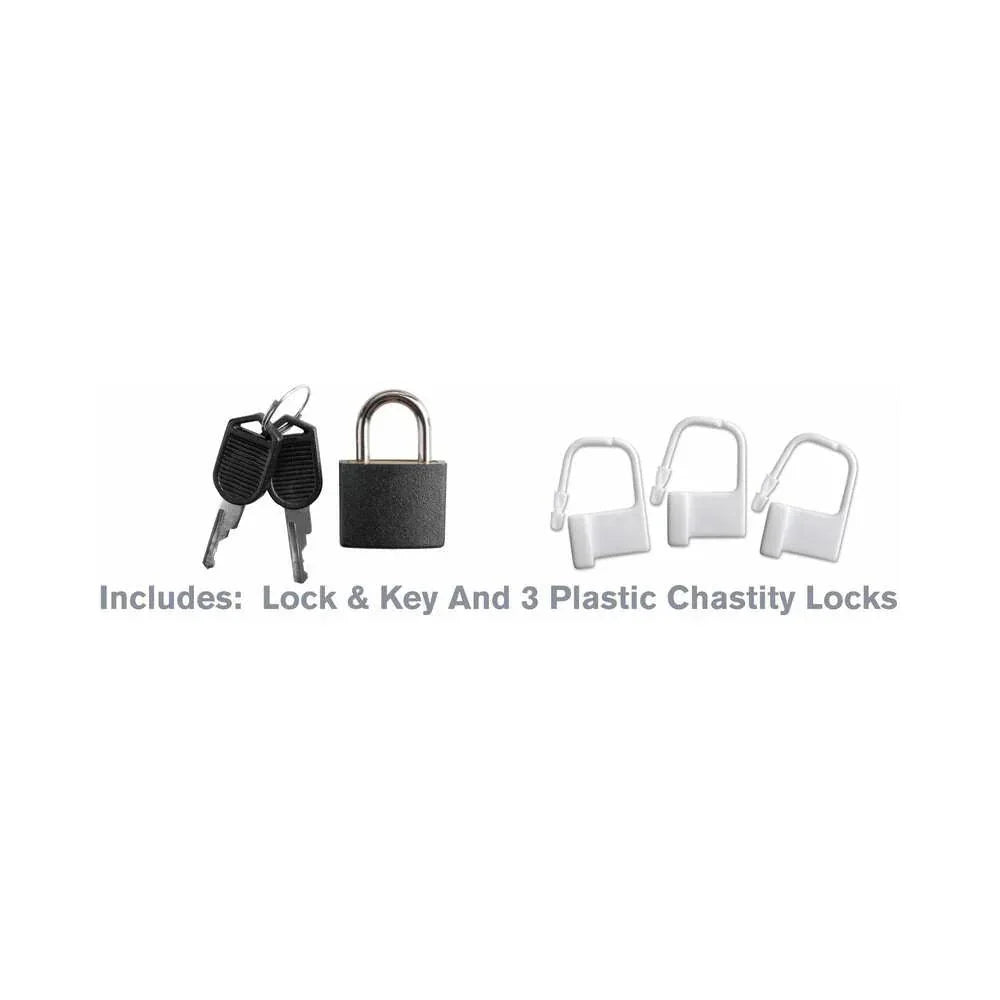 Pipedream Fantasy C-Ringz Extreme Silicone Cock Blocker Locking Chastity Cage - Buy At Luxury Toy X - Free 3-Day Shipping
