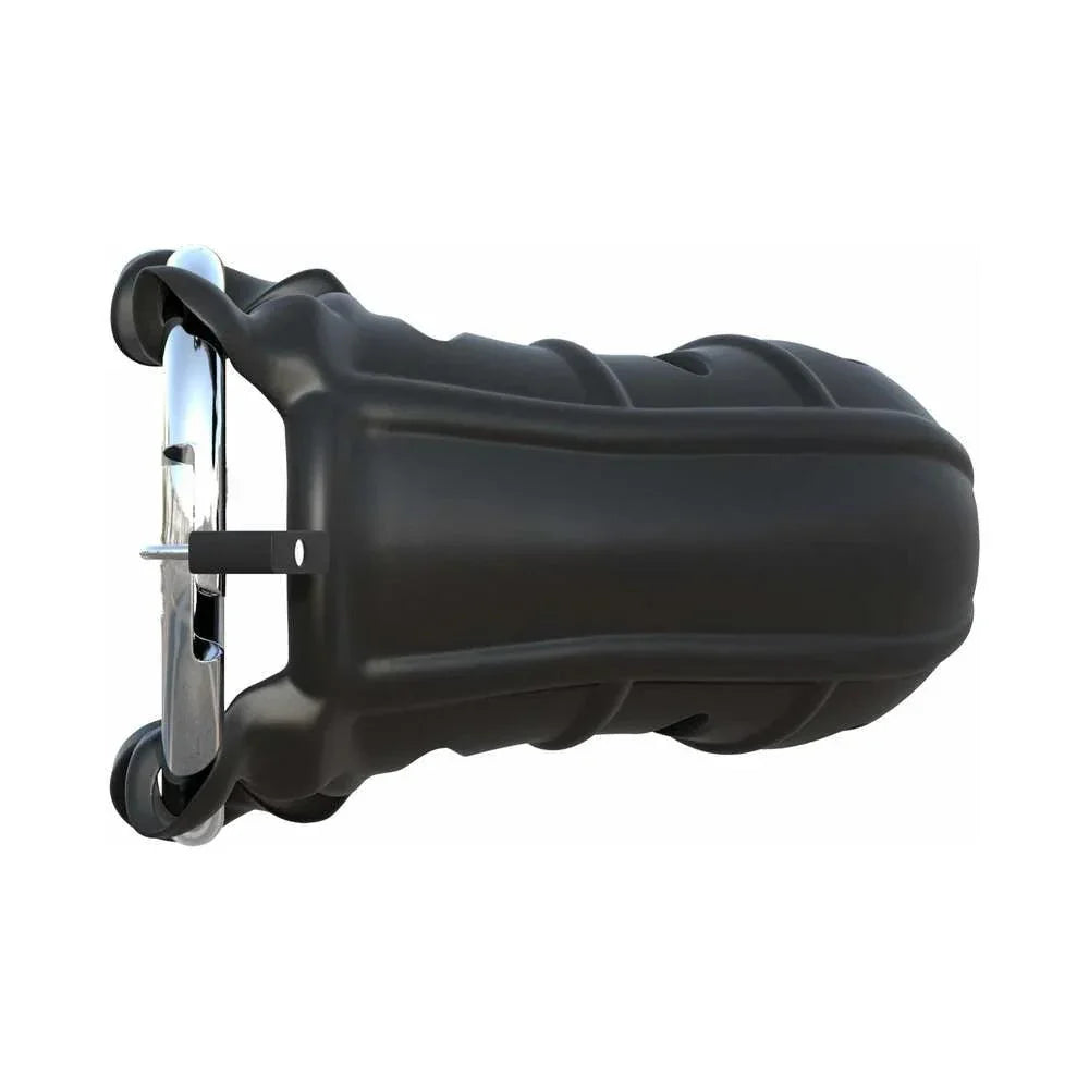 Pipedream Fantasy C-Ringz Hardcore Silicone Cock Blocker Locking Chastity Cage - Buy At Luxury Toy X - Free 3-Day Shipping