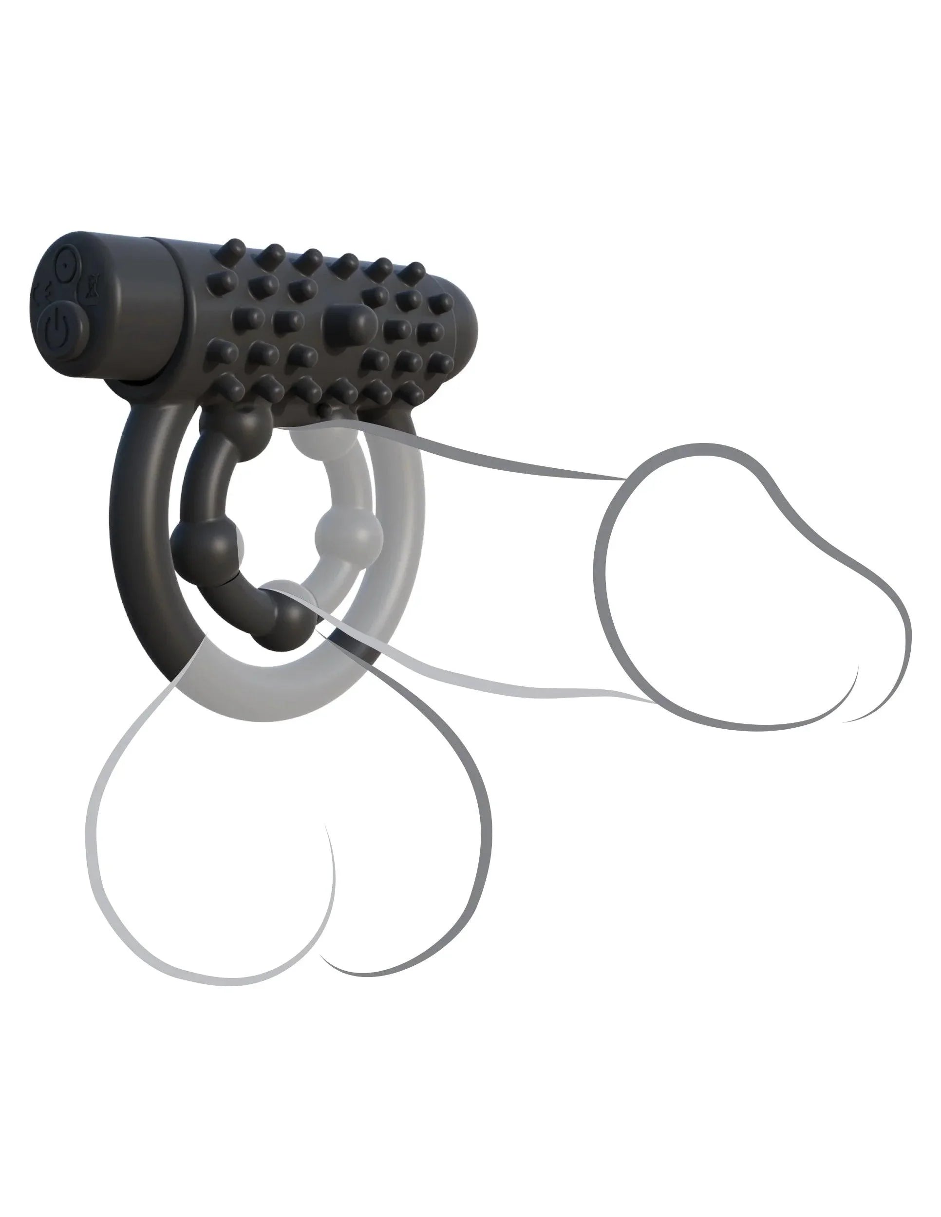 Pipedream Fantasy C-Ringz Silicone Rechargeable Performance Pro Cock Ring with Remote Control - Buy At Luxury Toy X - Free 3-Day Shipping