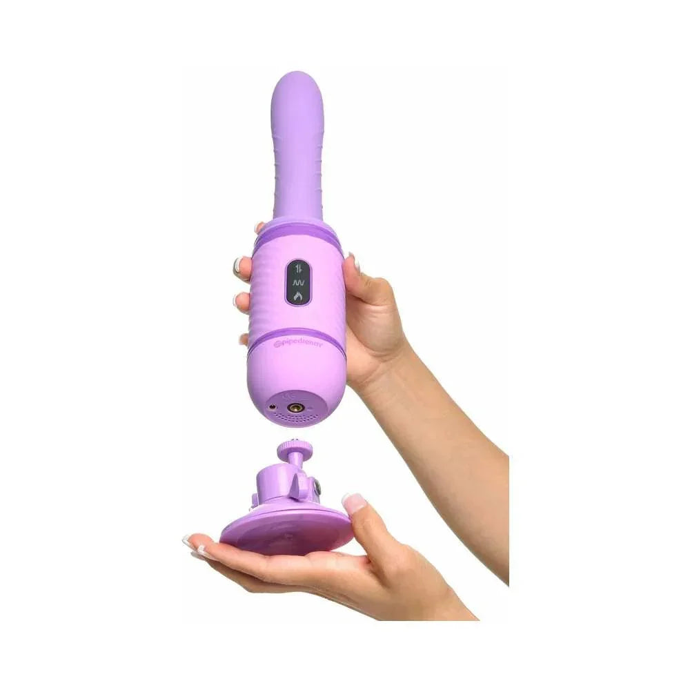 Pipedream Fantasy For Her Love Thrust-Her Rechargeable Silicone Thrusting Vibrator - Buy At Luxury Toy X - Free 3-Day Shipping