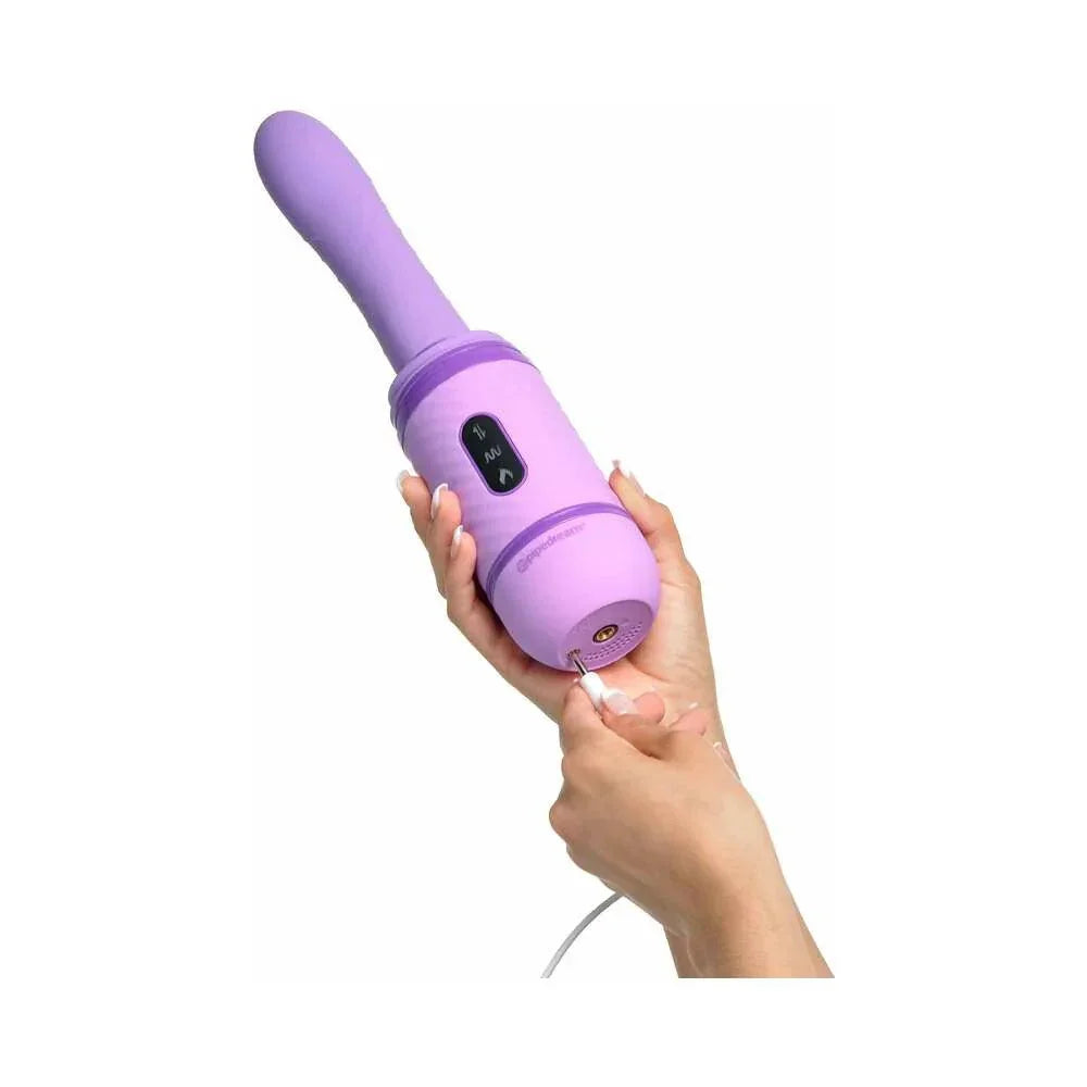 Pipedream Fantasy For Her Love Thrust-Her Rechargeable Silicone Thrusting Vibrator - Buy At Luxury Toy X - Free 3-Day Shipping