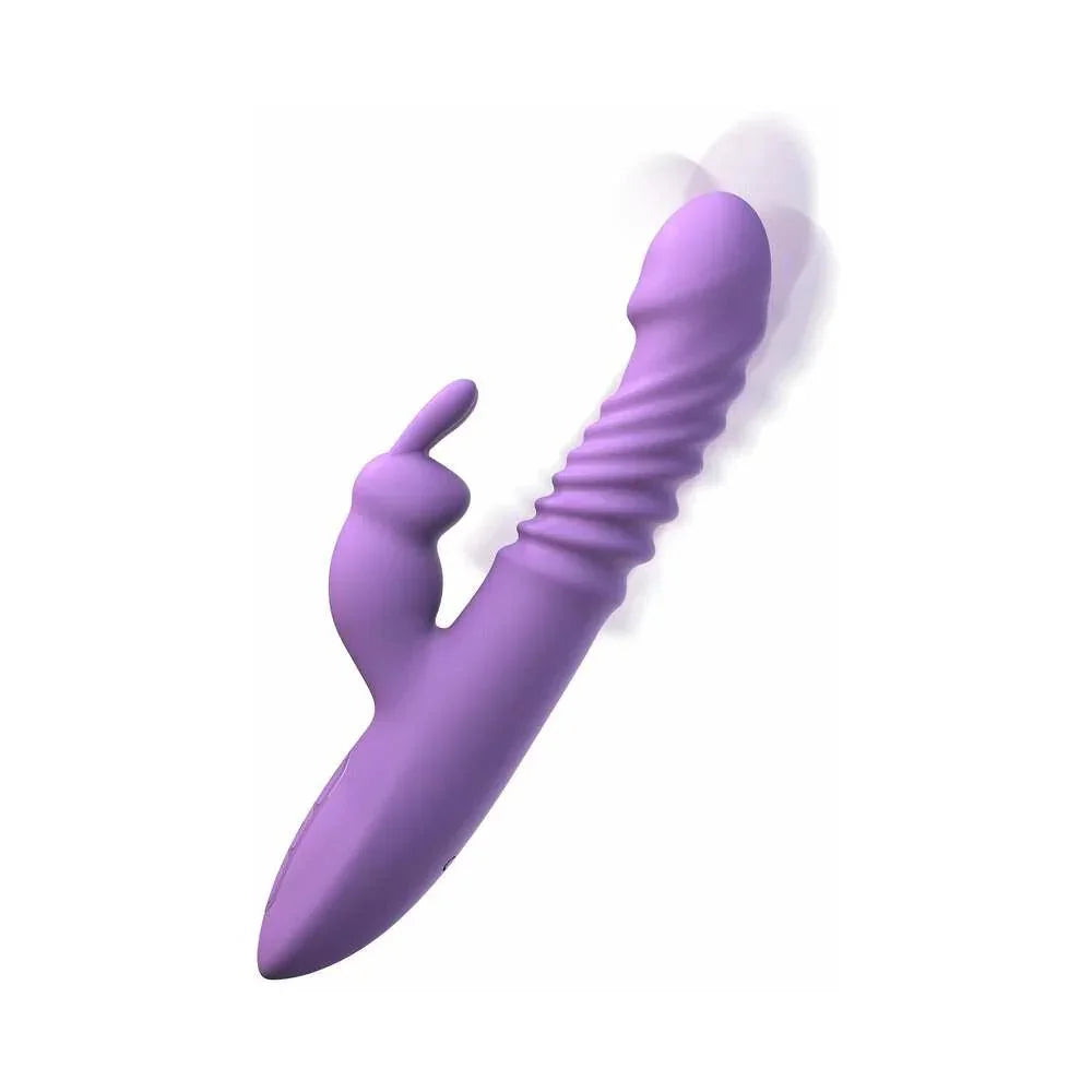 Pipedream Fantasy For Her Rechargeable Her Thrusting Silicone Rabbit Vibrator - Buy At Luxury Toy X - Free 3-Day Shipping