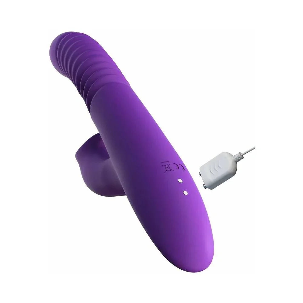 Pipedream Fantasy For Her Rechargeable Silicone Ultimate Thrusting Clit Stimulate - Buy At Luxury Toy X - Free 3-Day Shipping