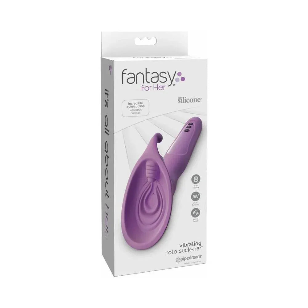 Pipedream Fantasy For Her Vibrating Roto Suck-Her Silicone Vulva Pump - Buy At Luxury Toy X - Free 3-Day Shipping