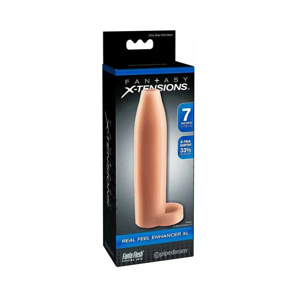 Pipedream Fantasy X-tensions 7 in. Real Feel Enhancer XL Open-Ended Sling - Buy At Luxury Toy X - Free 3-Day Shipping