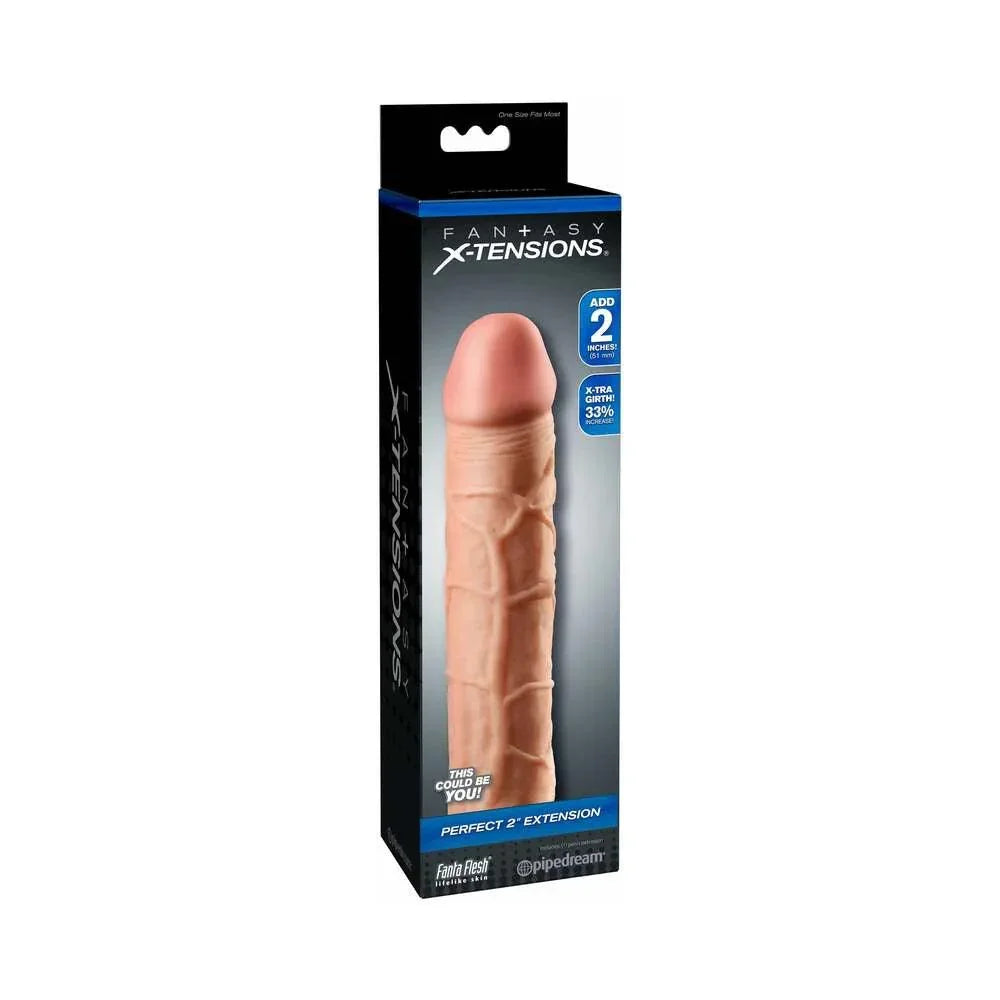 Pipedream Fantasy X-tensions Perfect 2 in. Extension - Buy At Luxury Toy X - Free 3-Day Shipping
