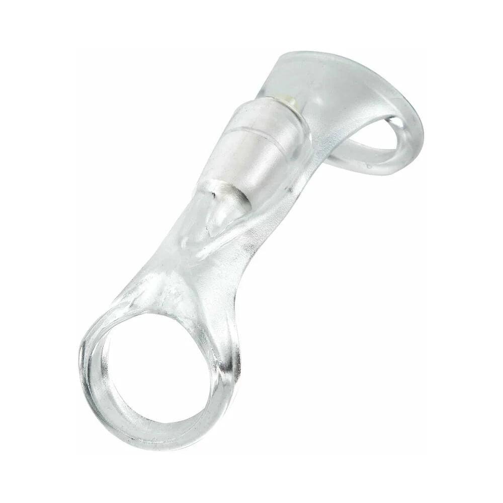 Pipedream Fantasy X-tensions Vibrating Cock Sling Clear - Buy At Luxury Toy X - Free 3-Day Shipping
