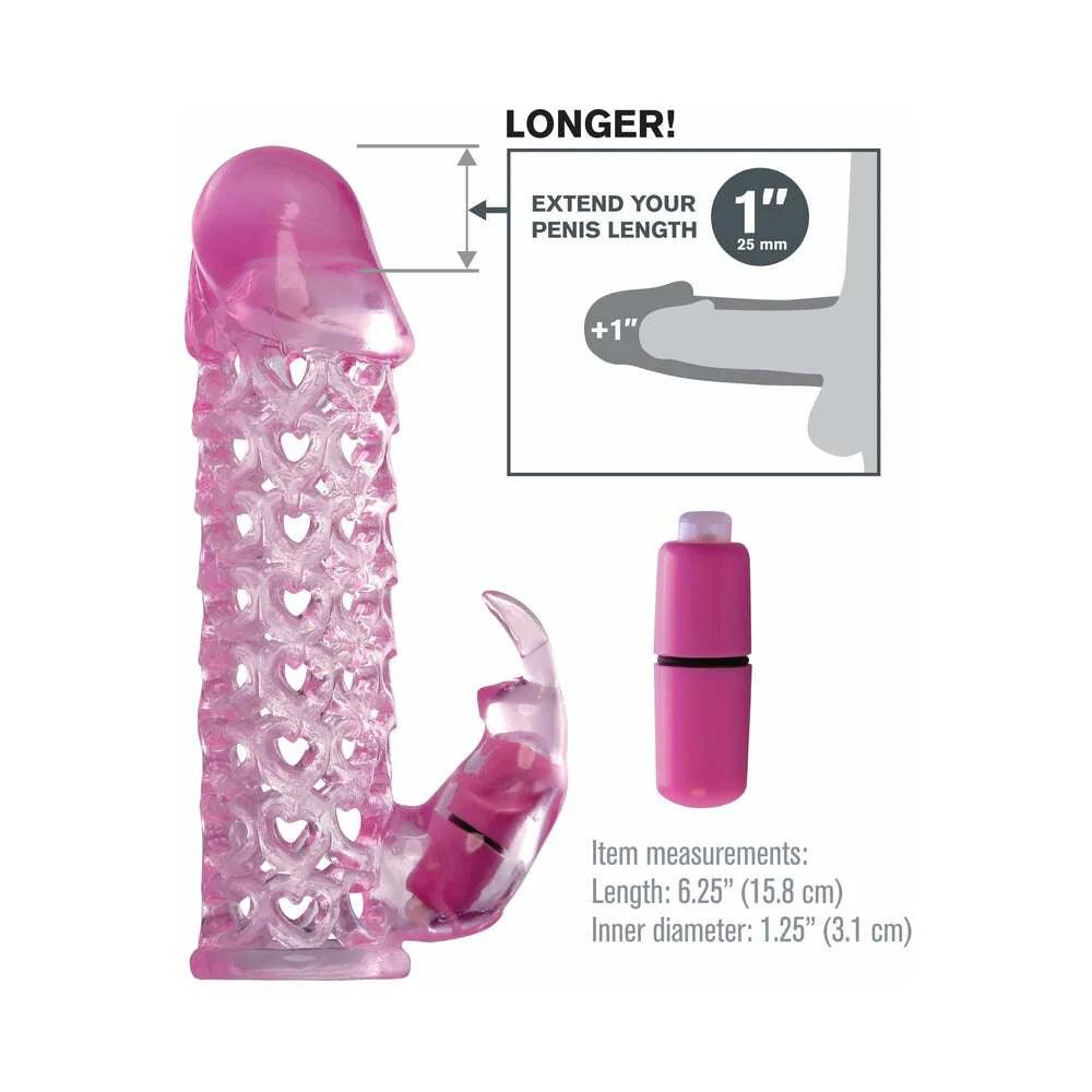 Pipedream Fantasy X-tensions Vibrating Couples Cage 1 in. Extension Pink - Buy At Luxury Toy X - Free 3-Day Shipping