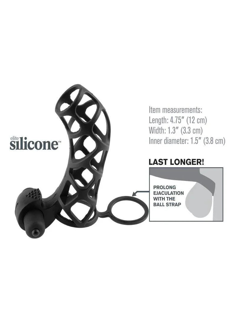 Pipedream Fantasy X-tensions Vibrating Extreme Silicone Power Cage - Buy At Luxury Toy X - Free 3-Day Shipping