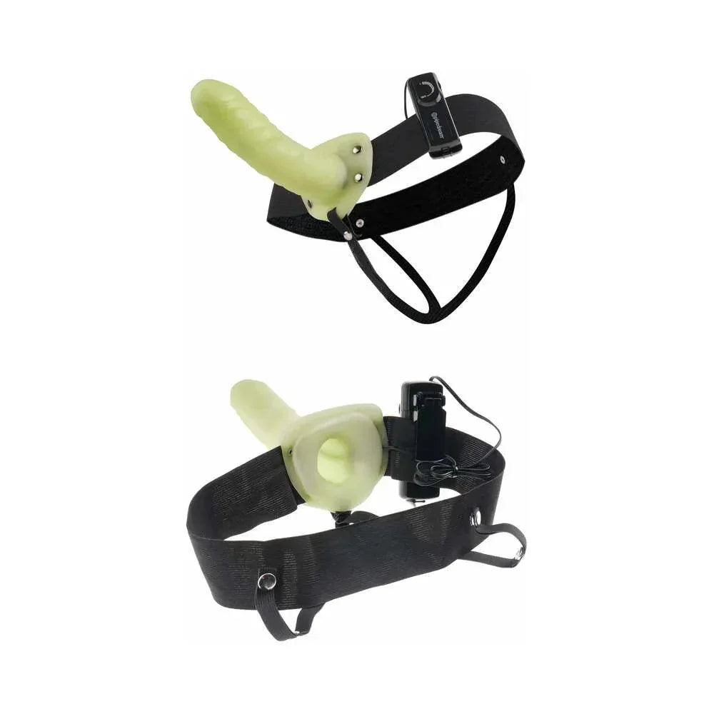 Pipedream Fetish Fantasy Series For Him or Her Vibrating 6 in. Hollow Strap-On - Buy At Luxury Toy X - Free 3-Day Shipping