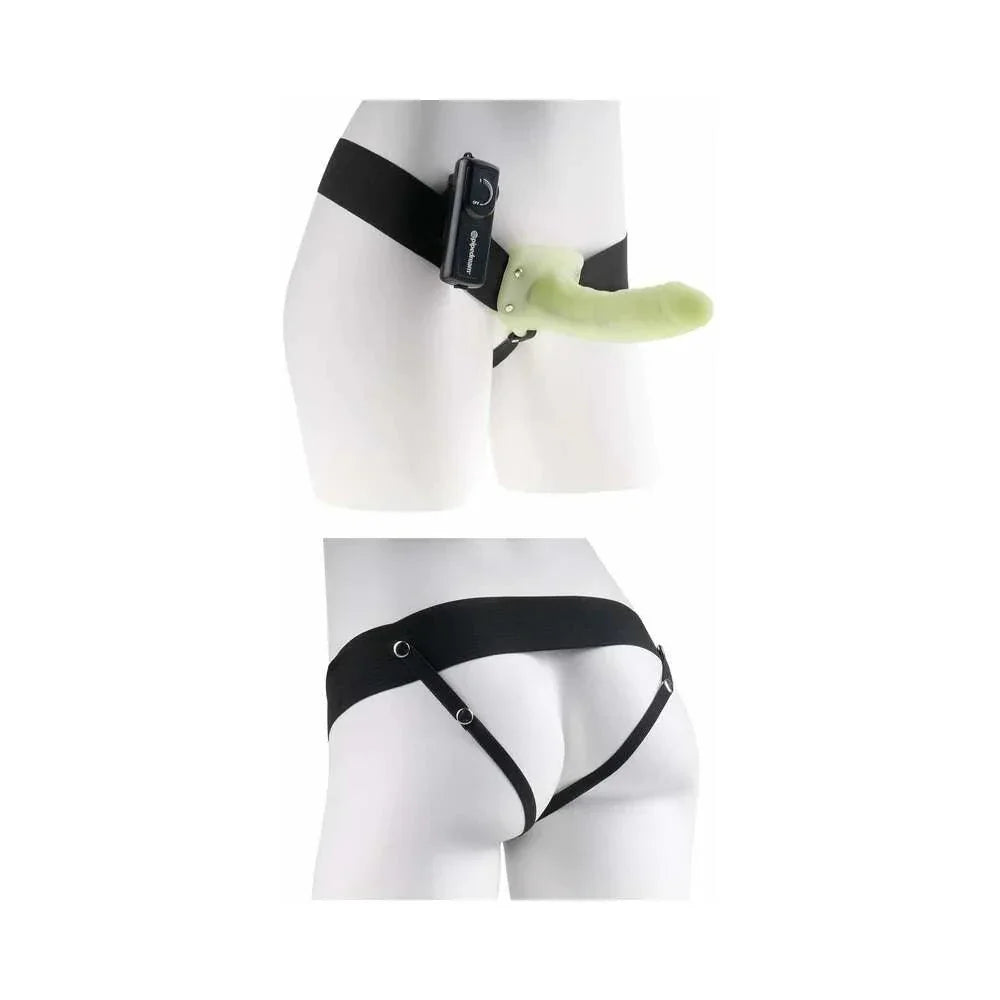 Pipedream Fetish Fantasy Series For Him or Her Vibrating 6 in. Hollow Strap-On - Buy At Luxury Toy X - Free 3-Day Shipping