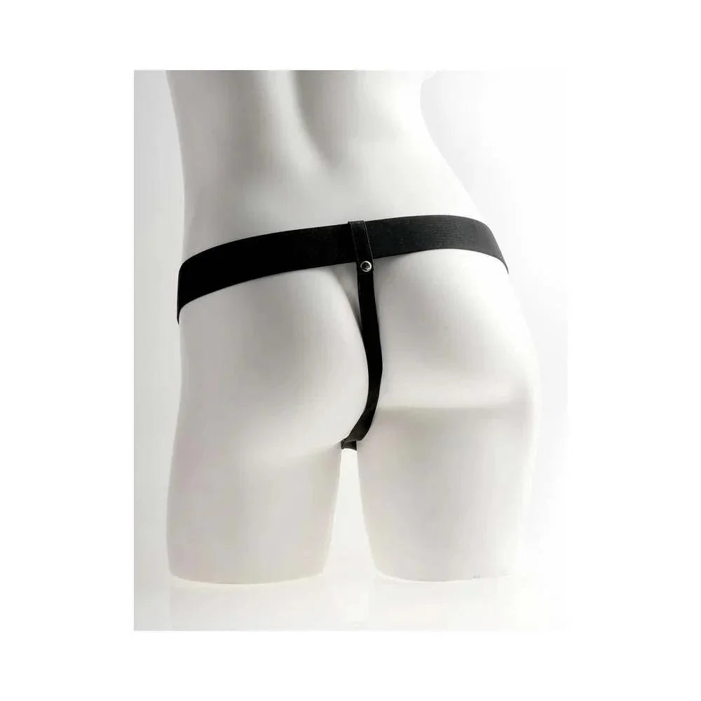 Pipedream Fetish Fantasy Series Rechargeable Vibrating 6 in. Hollow Strap-On With Balls - Buy At Luxury Toy X - Free 3-Day Shipping