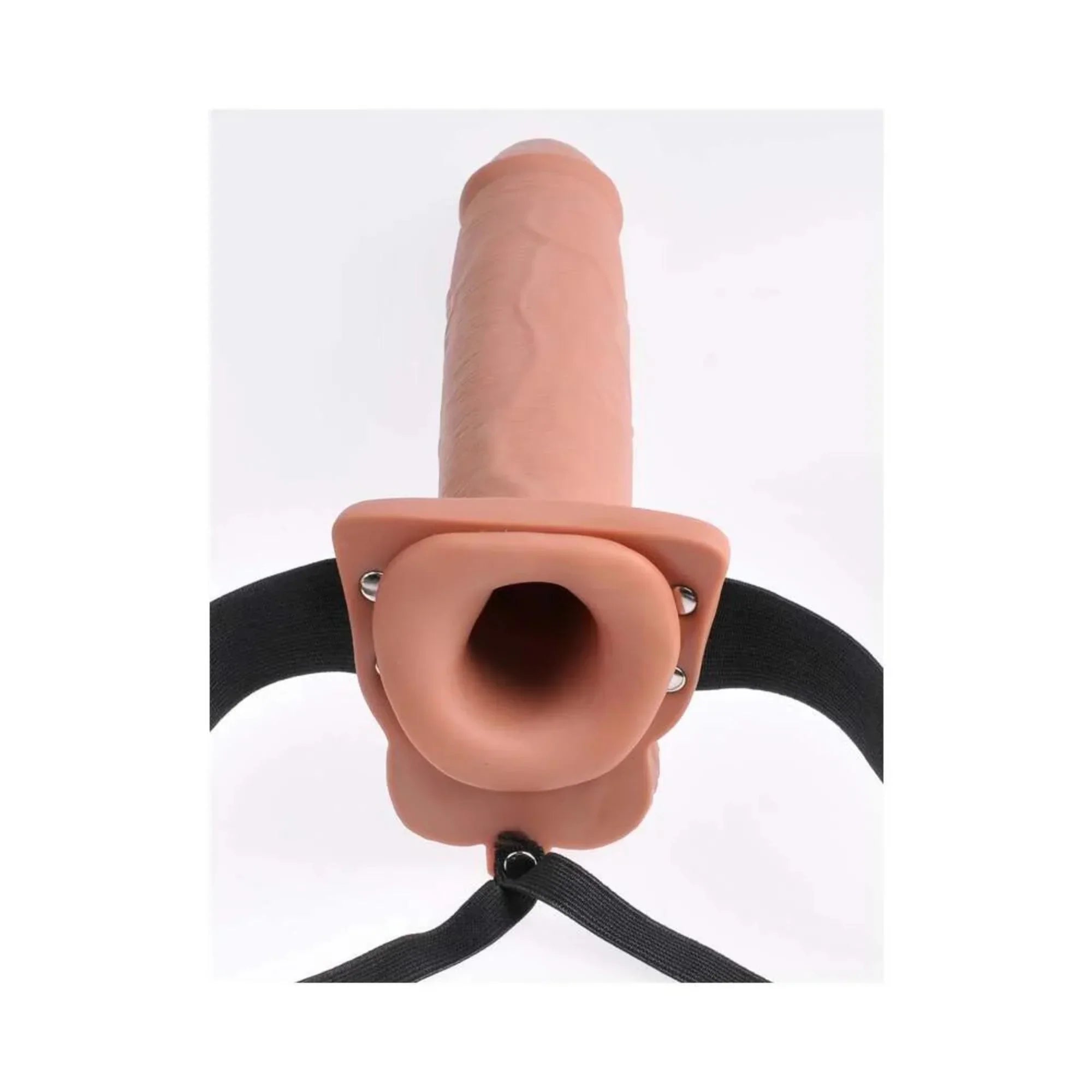 Pipedream Fetish Fantasy Series Vibrating 10 in. Hollow Strap-On With Balls - Buy At Luxury Toy X - Free 3-Day Shipping