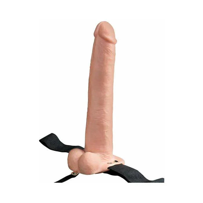 Pipedream Fetish Fantasy Series Vibrating 11 in. Hollow Strap-On with Balls - Buy At Luxury Toy X - Free 3-Day Shipping