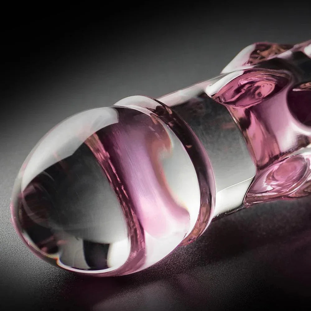 Pipedream Icicles No. 6 Textured 8.5 in. Glass Dildo - Buy At Luxury Toy X - Free 3-Day Shipping