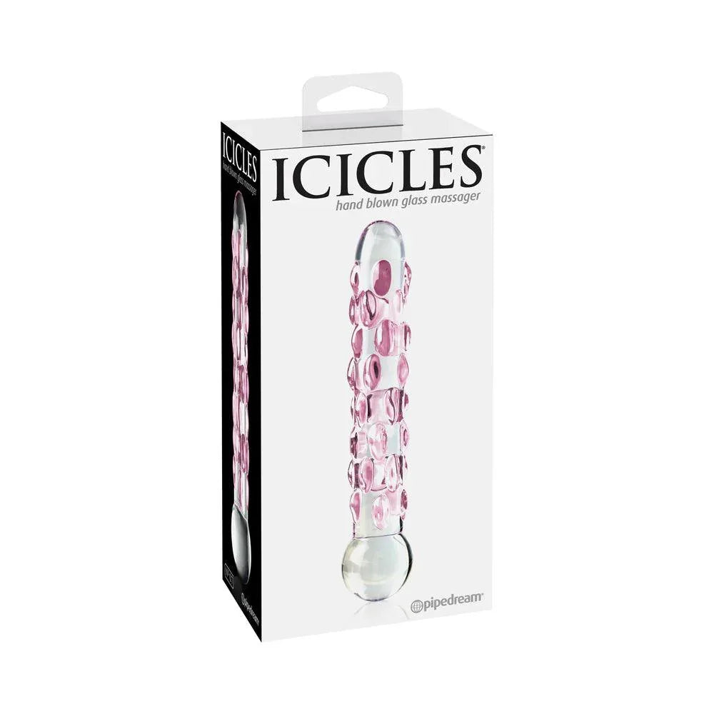 Pipedream Icicles No. 7 Textured 7 in. Glass Dildo Pipedream Icicles No. 7 Textured 7 in. Glass Dildo