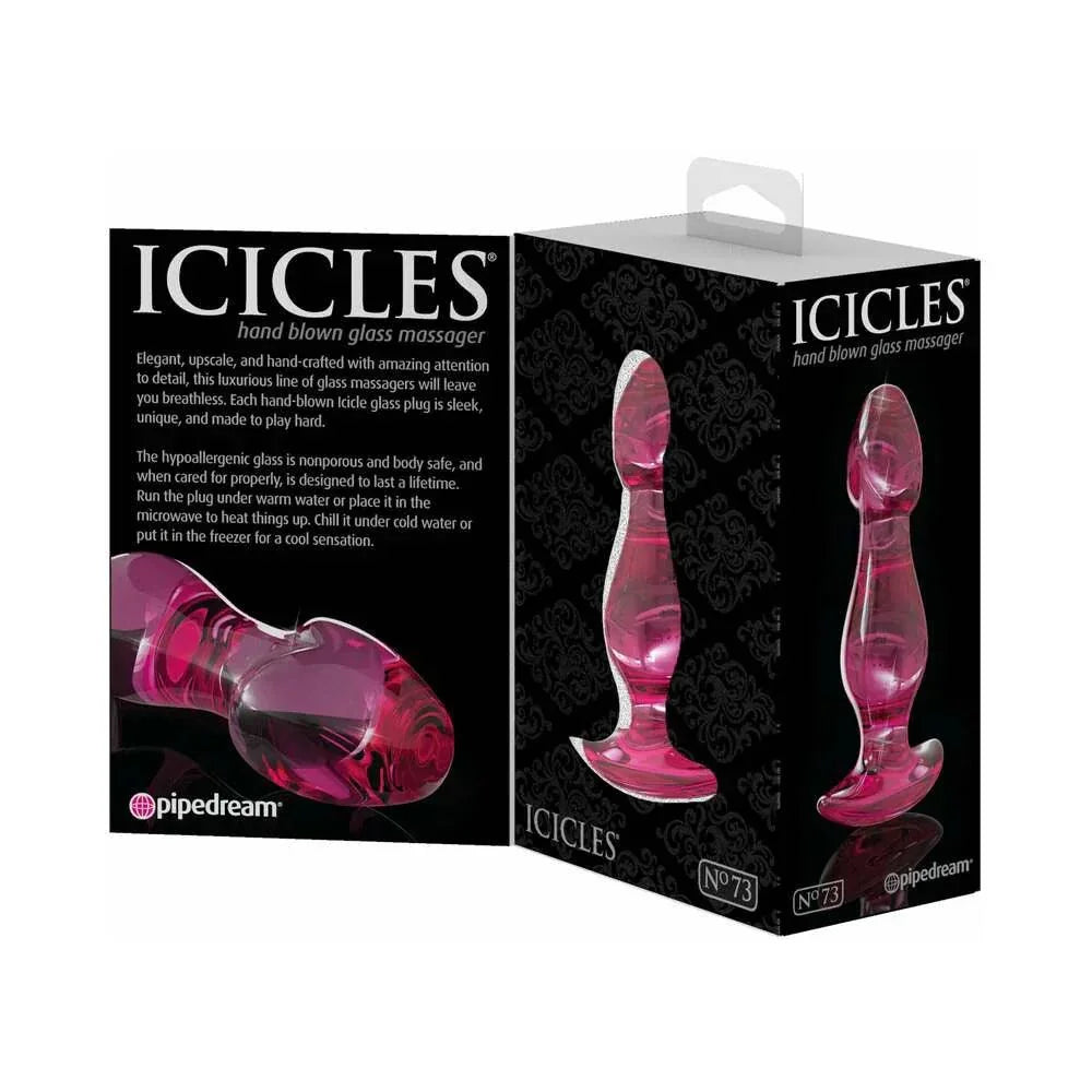 Pipedream Icicles No. 73 Glass Anal Plug - Buy At Luxury Toy X - Free 3-Day Shipping