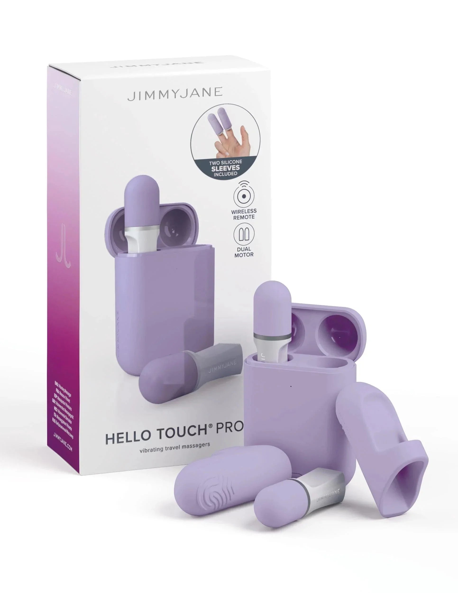 Pipedream JimmyJane Hello Touch Pro Rechargeable Finger Massagers with Remote - Buy At Luxury Toy X - Free 3-Day Shipping