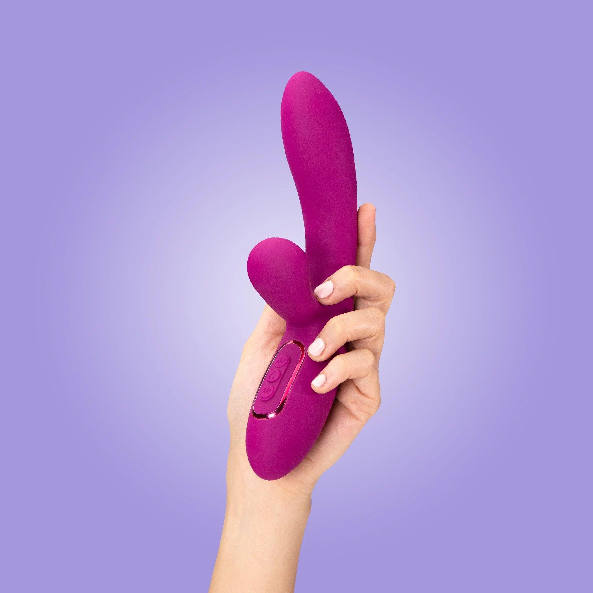 Pipedream JimmyJane Solis Rabbit Rechargeable Silicone Dual Vibrator - Buy At Luxury Toy X - Free 3-Day Shipping