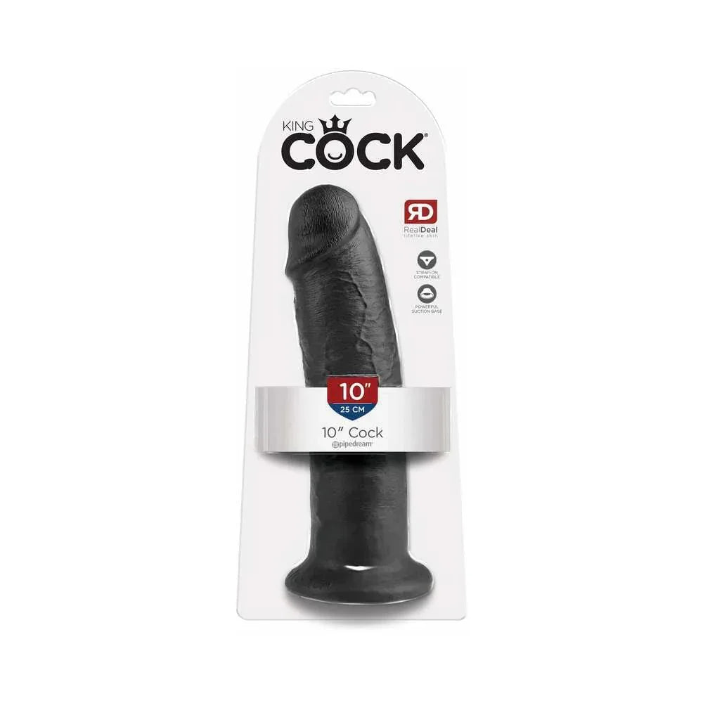 Pipedream King Cock 10 in. Cock Realistic Dildo With Suction Cup - Buy At Luxury Toy X - Free 3-Day Shipping
