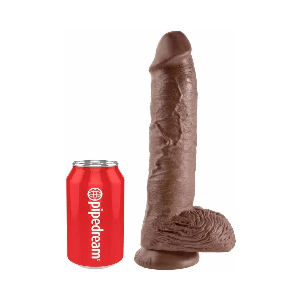 Pipedream King Cock 10 in. Cock With Balls Realistic Suction Cup Dildo - Buy At Luxury Toy X - Free 3-Day Shipping
