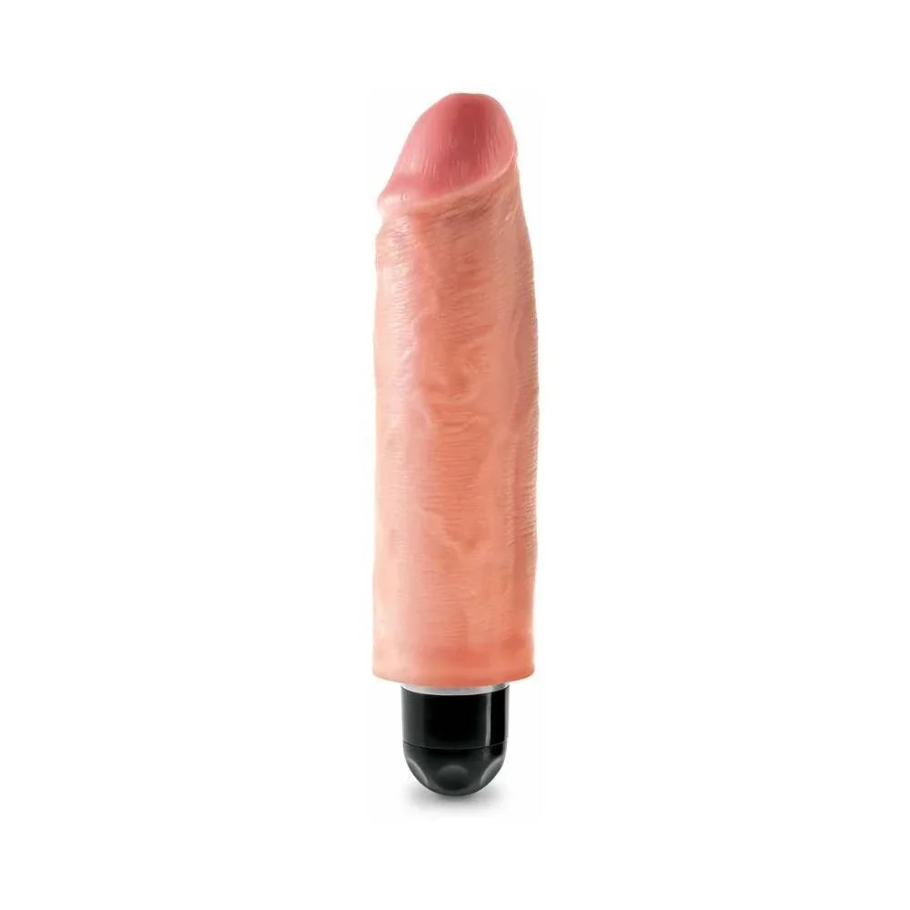 Pipedream King Cock 6 in. Vibrating Stiffy Realistic Dildo - Buy At Luxury Toy X - Free 3-Day Shipping