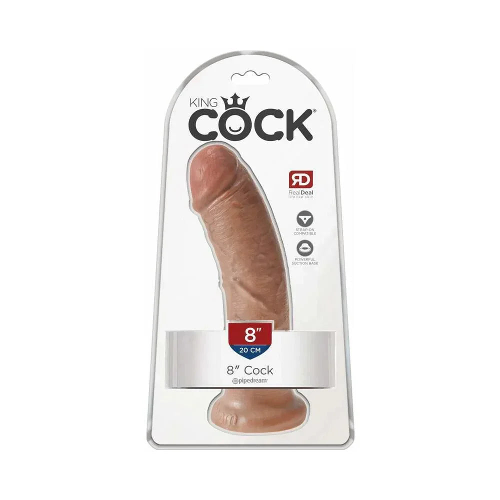 Pipedream King Cock 8 in. Cock Realistic Dildo With Suction Cup - Buy At Luxury Toy X - Free 3-Day Shipping