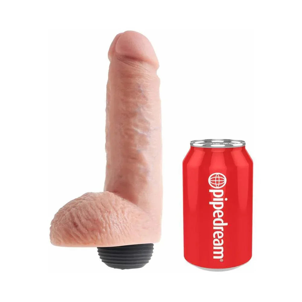 Pipedream King Cock 8 in. Squirting Cock With Balls Realistic Dildo - Buy At Luxury Toy X - Free 3-Day Shipping