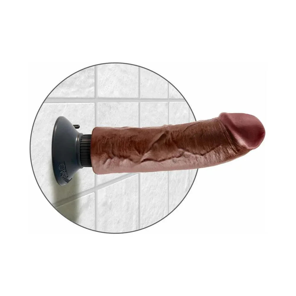 Pipedream King Cock 8 in. Vibrating Cock Poseable Dildo With Suction Cup - Buy At Luxury Toy X - Free 3-Day Shipping