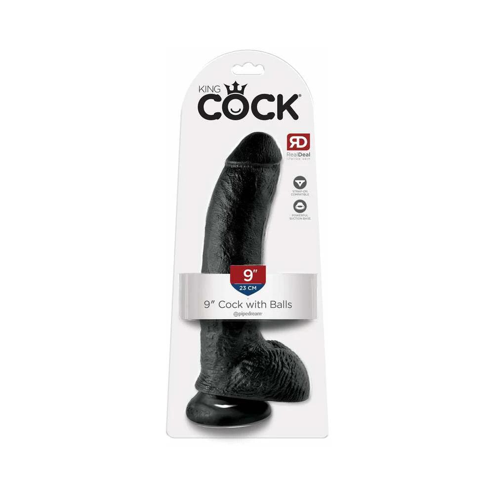 Pipedream King Cock 9 in. Cock With Balls Realistic Suction Cup Dildo - Buy At Luxury Toy X - Free 3-Day Shipping