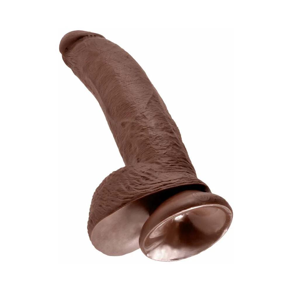 Pipedream King Cock 9 in. Cock With Balls Realistic Suction Cup Dildo - Buy At Luxury Toy X - Free 3-Day Shipping